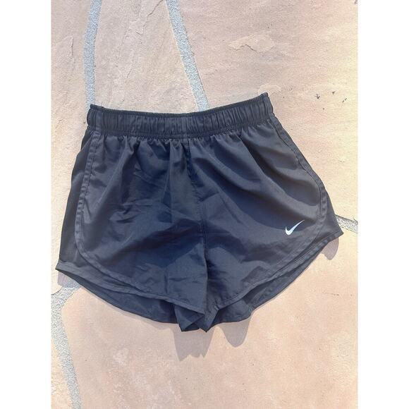 Nike dri-fit running shorts jogging Sz XS Black active wear AG - Picture 1 of 3